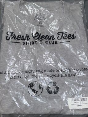 Fresh Clean Tees Heather Grey Short Sleeve Crew Neck Tee